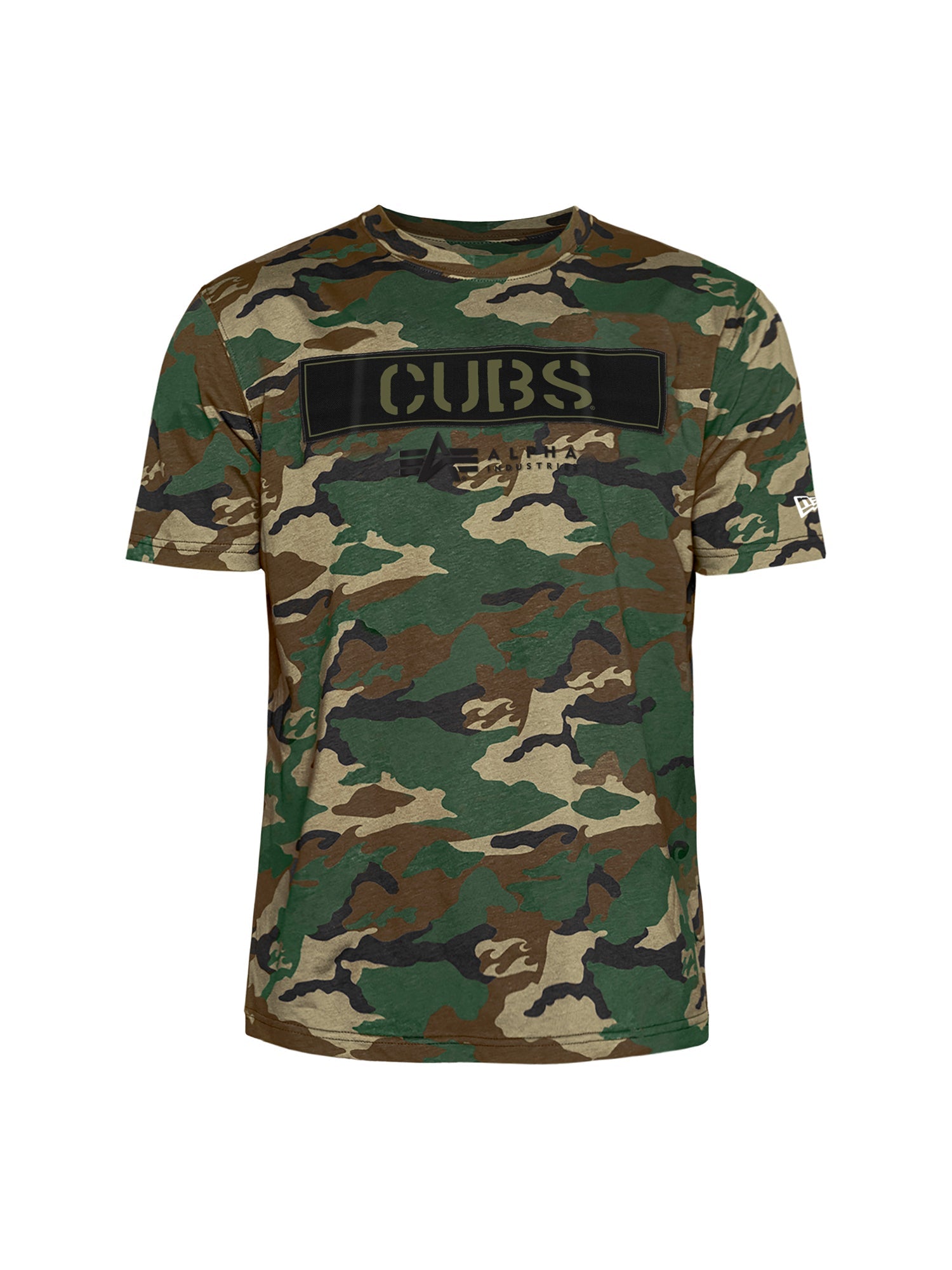 Men's New Era Camo Chicago Cubs Club T-Shirt Size: Small