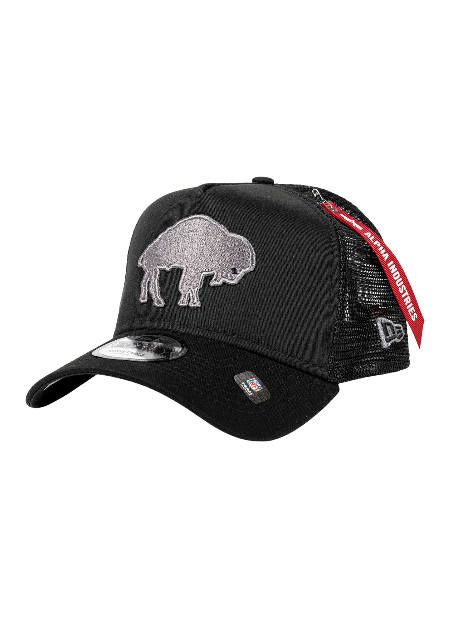 New Era Bills With Standing Buffalo Black Hoodie