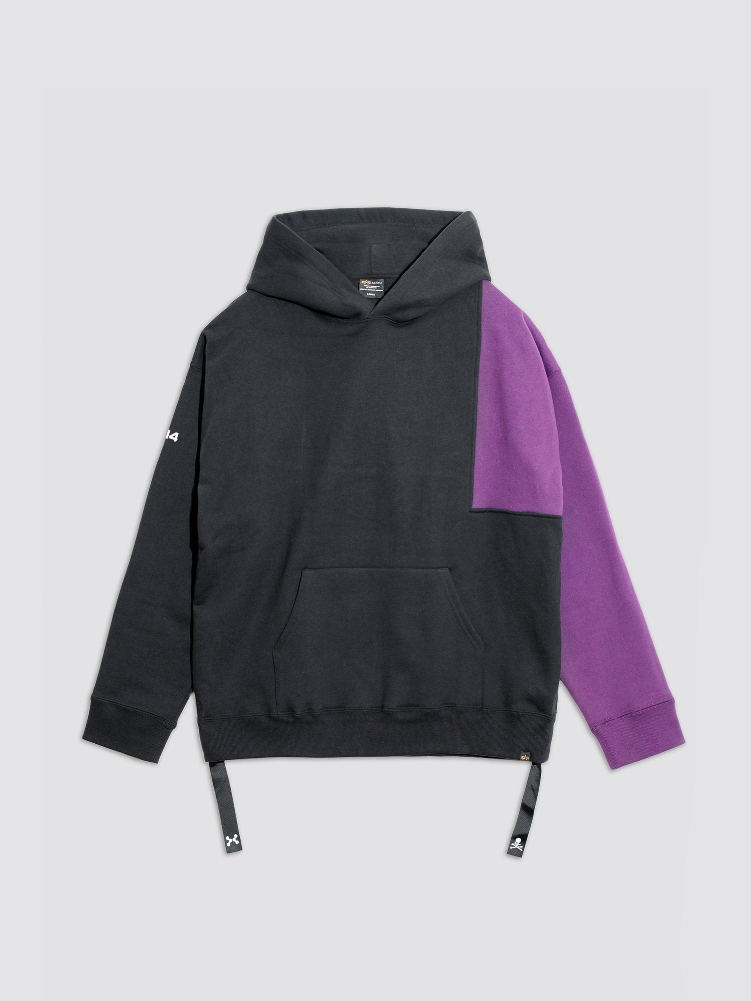 MASTERMIND BLACK PURPLE HOODIE | Alpha Industries