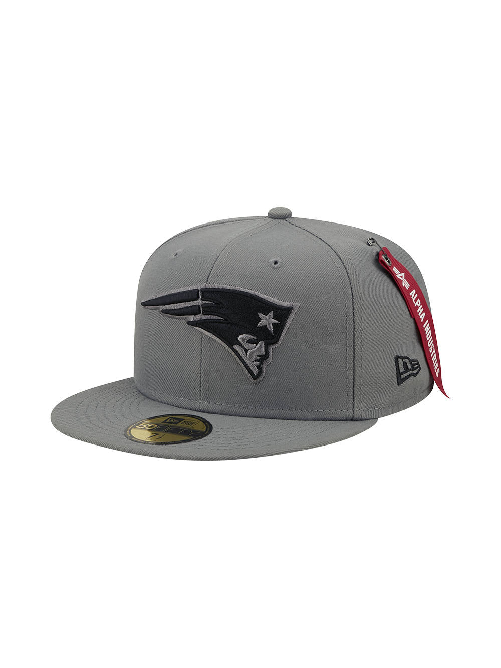 Men's New Era Gray New England Patriots City Describe 59FIFTY Fitted Hat