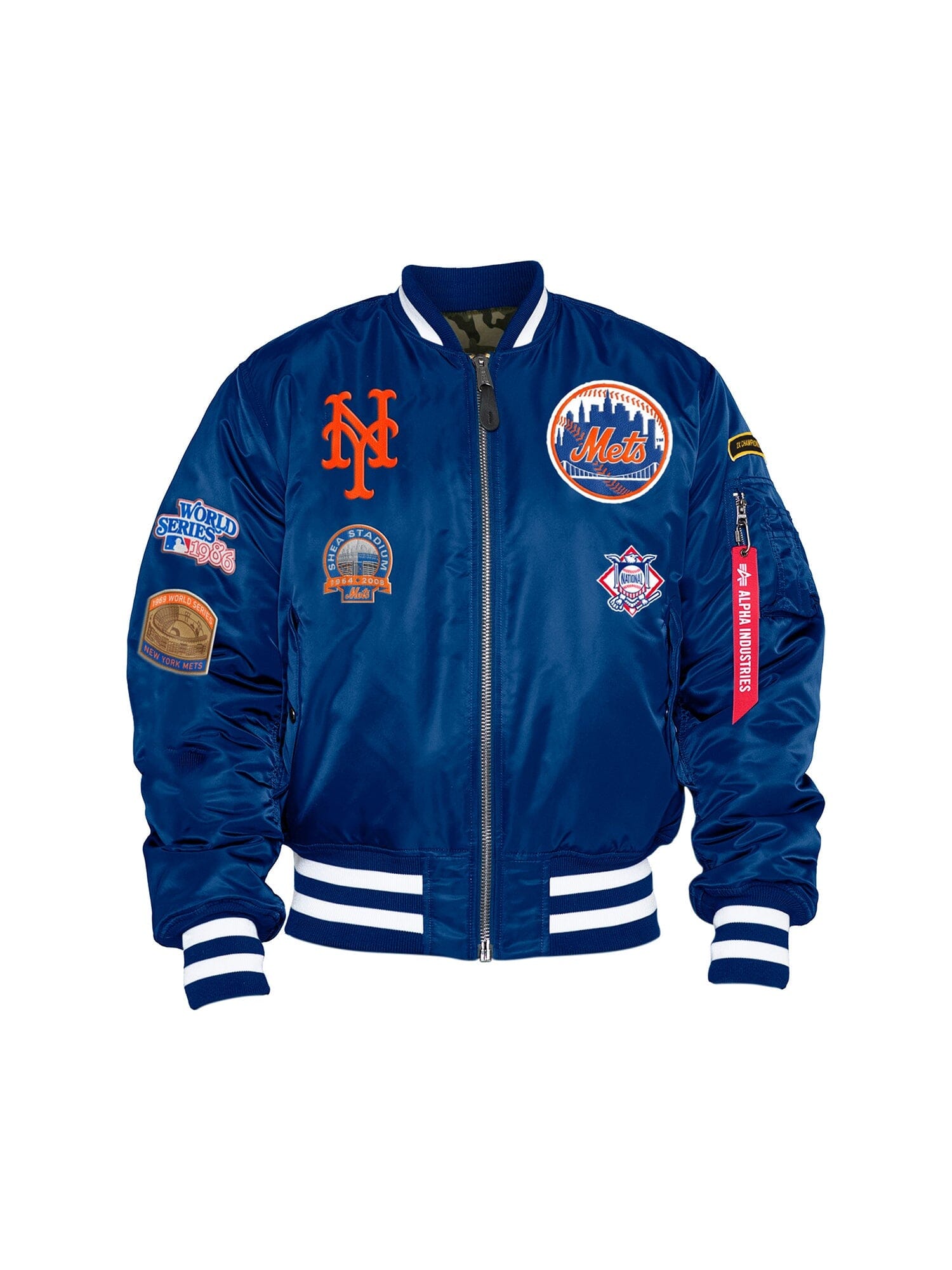 NEW YORK METS X ALPHA X NEW ERA MA-1 BOMBER JACKET | Alpha Industries