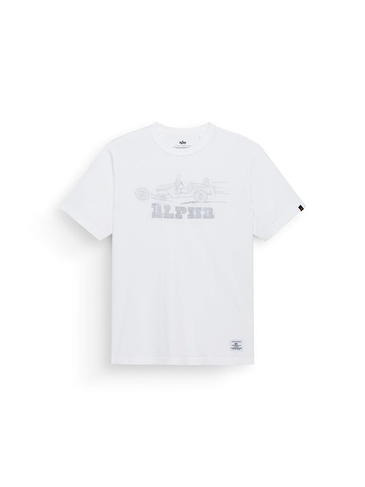 1940S GP JEEP TEE TOP Alpha Industries WHITE S 