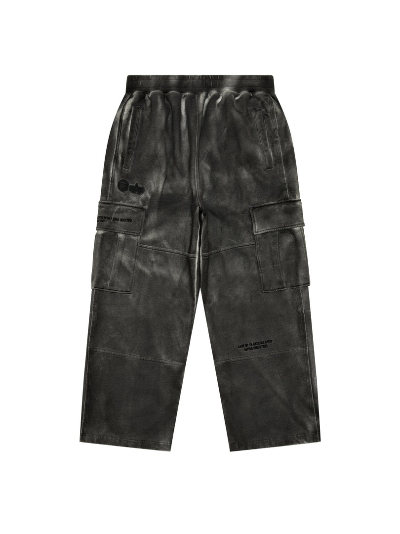 AAPE X ALPHA ARMY SWEATPANT BOTTOM Alpha Industries / FW24-AAPE BLACK S 