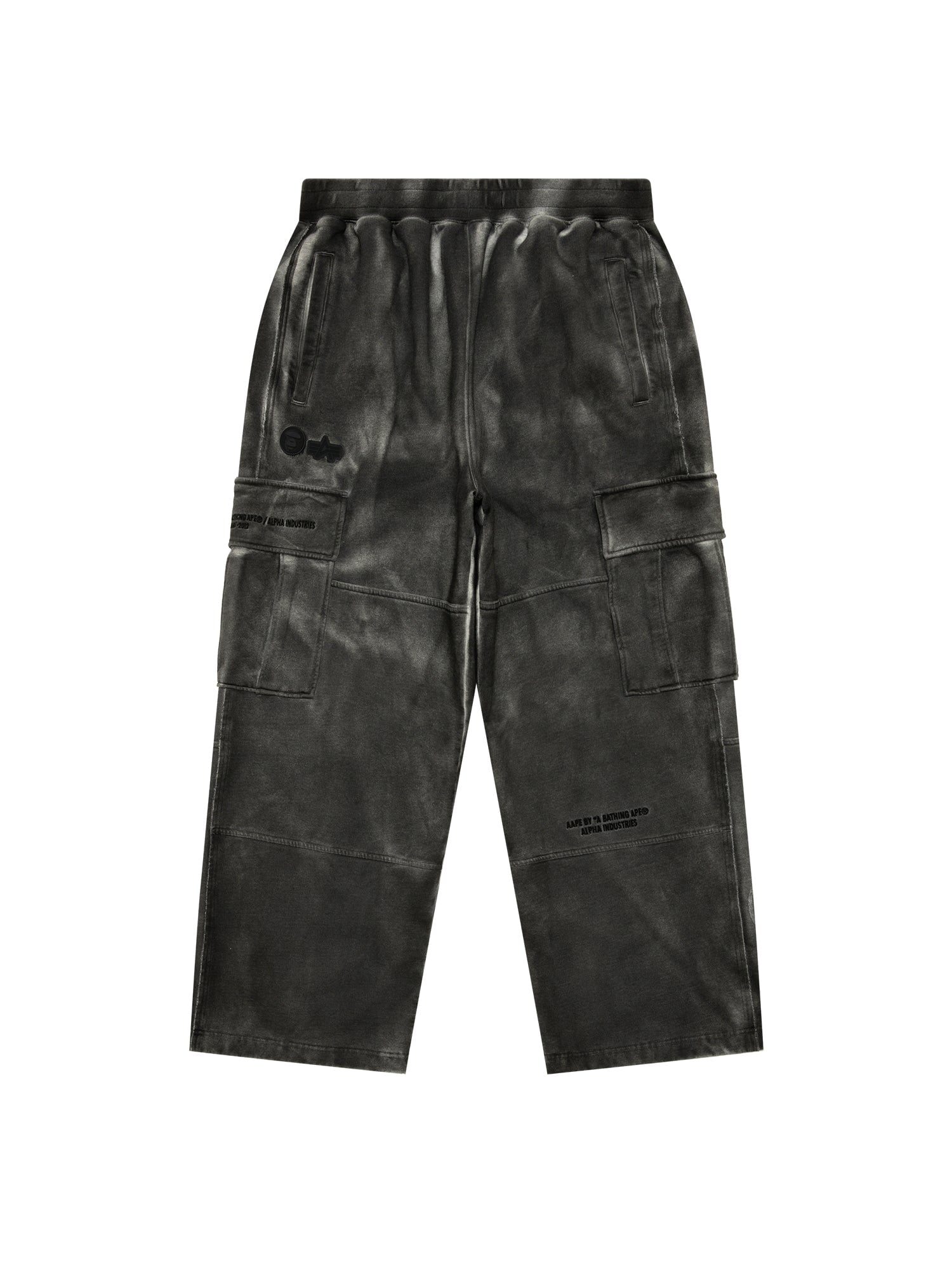 AAPE X ALPHA ARMY SWEATPANT BOTTOM Alpha Industries / FW24-AAPE BLACK S 