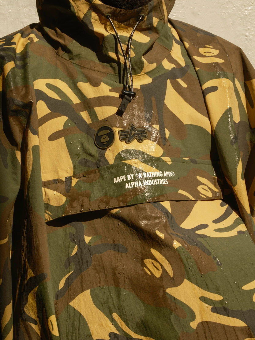 AAPE X ALPHA INDUSTRIES 2 LAYER RAIN JACKET OUTERWEAR Alpha Industries / AAPE 