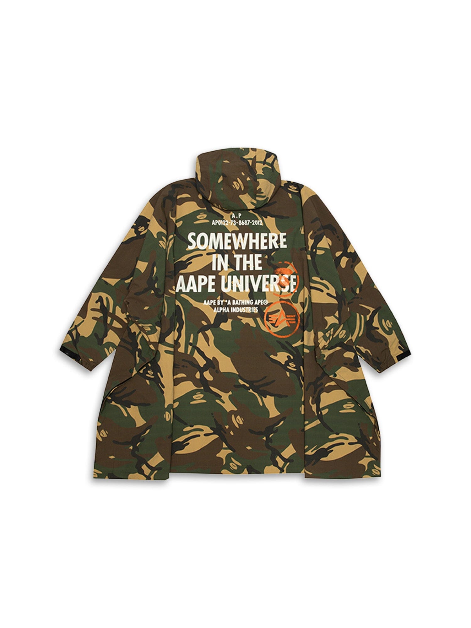 AAPE X ALPHA INDUSTRIES 2 LAYER RAIN JACKET OUTERWEAR Alpha Industries / AAPE 