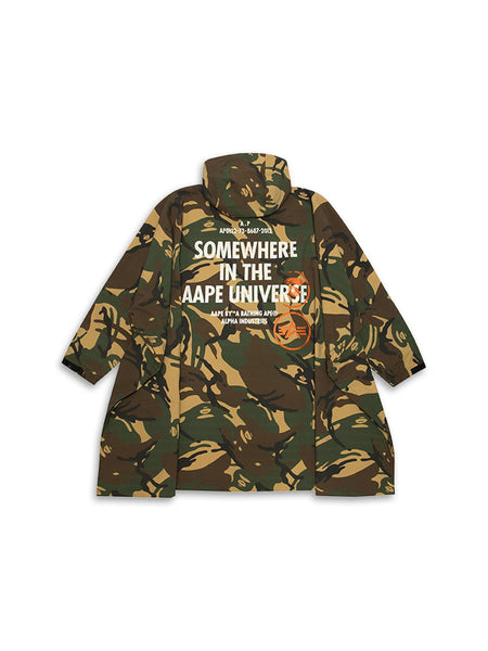 AAPE X ALPHA INDUSTRIES 2 LAYER RAIN JACKET OUTERWEAR Alpha Industries / AAPE 