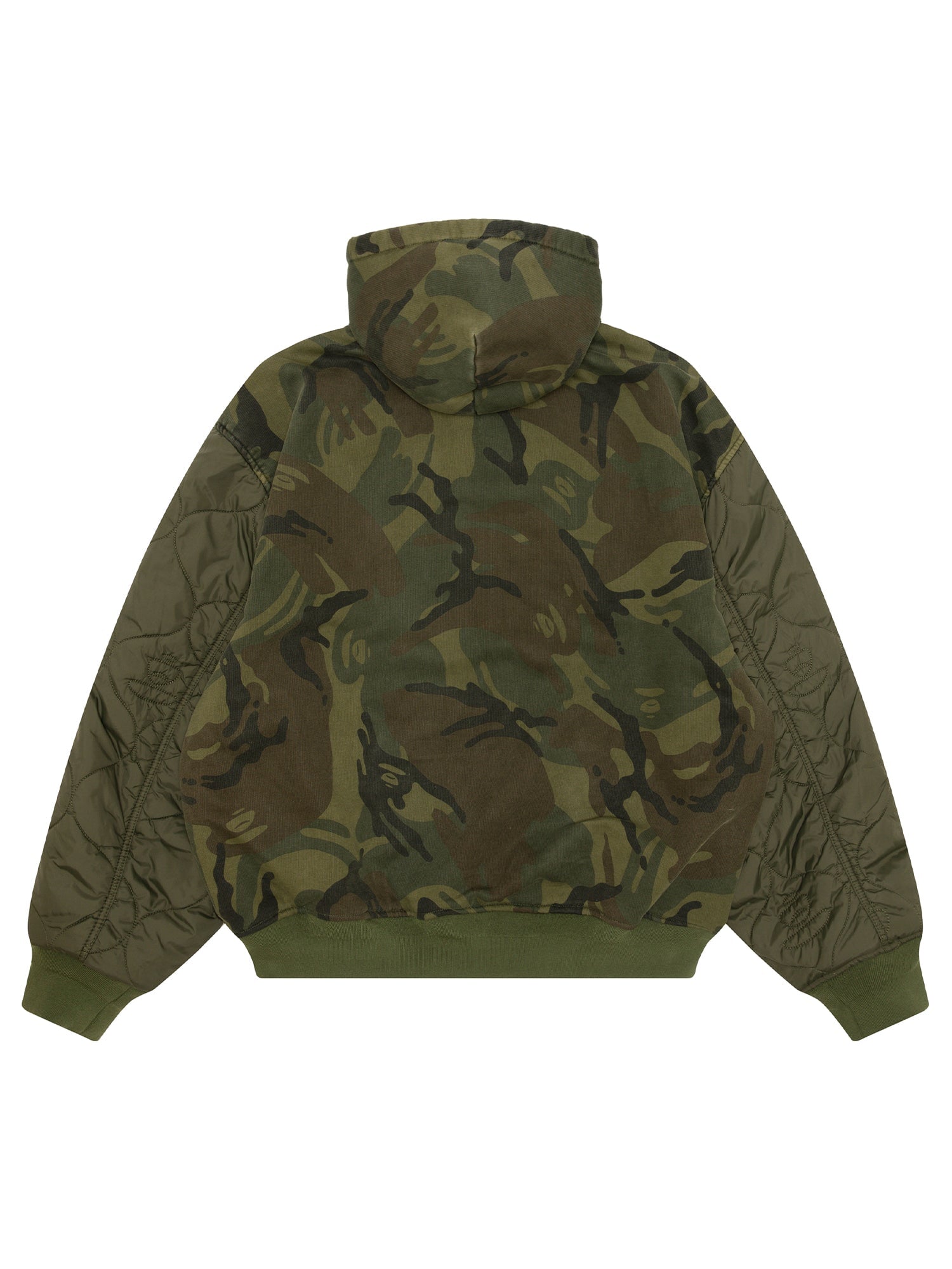 AAPE X ALPHA REVERSIBLE PADDED MA-1 QUILTED JACKET OUTERWEAR Alpha Industries / FW24-AAPE 