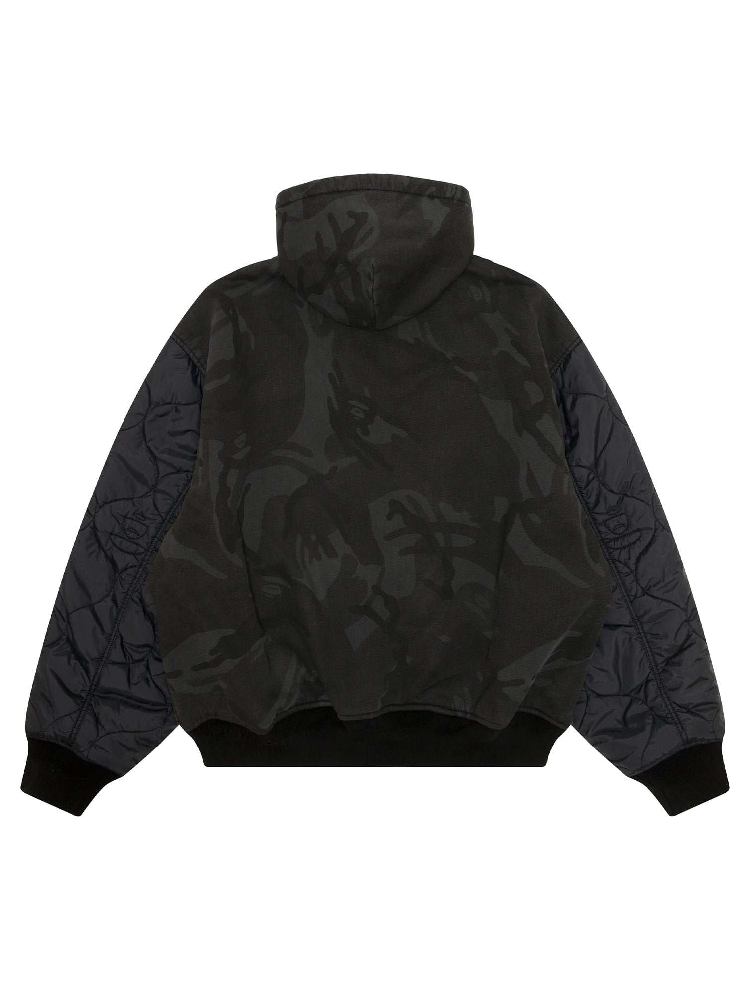 AAPE X ALPHA REVERSIBLE PADDED MA-1 QUILTED JACKET OUTERWEAR Alpha Industries / FW24-AAPE 