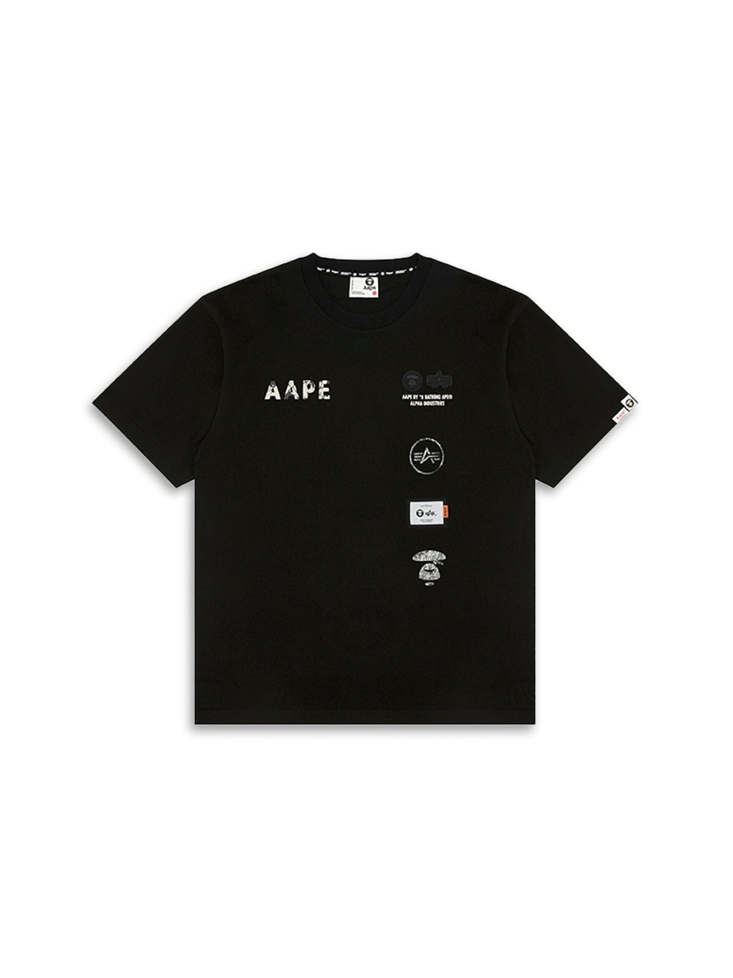 AAPE X ALPHA SOMEWHERE IN UNIVERSE TEE TOP Alpha Industries / AAPE 