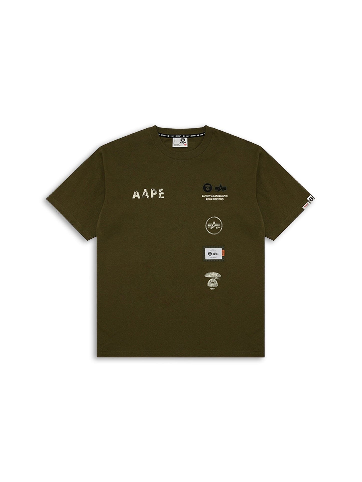 AAPE X ALPHA SOMEWHERE IN UNIVERSE TEE TOP Alpha Industries / AAPE 