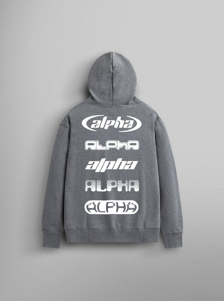 ALPHA LOGOS HOODIE TOP Alpha Industries 