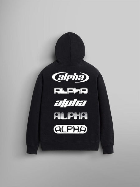 ALPHA LOGOS HOODIE TOP Alpha Industries 