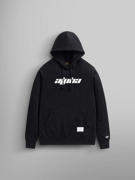 ALPHA LOGOS HOODIE TOP Alpha Industries BLACK 2XL 