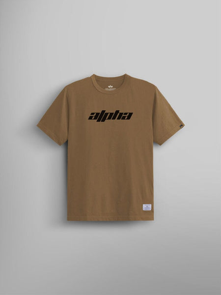 ALPHA LOGOS TEE TOP Alpha Industries COYOTE BROWN 2XL 