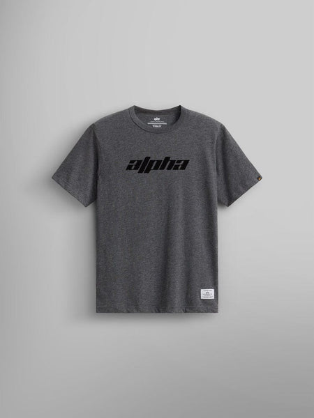 ALPHA LOGOS TEE TOP Alpha Industries DARK CHARCOAL HEATHER 2XL 