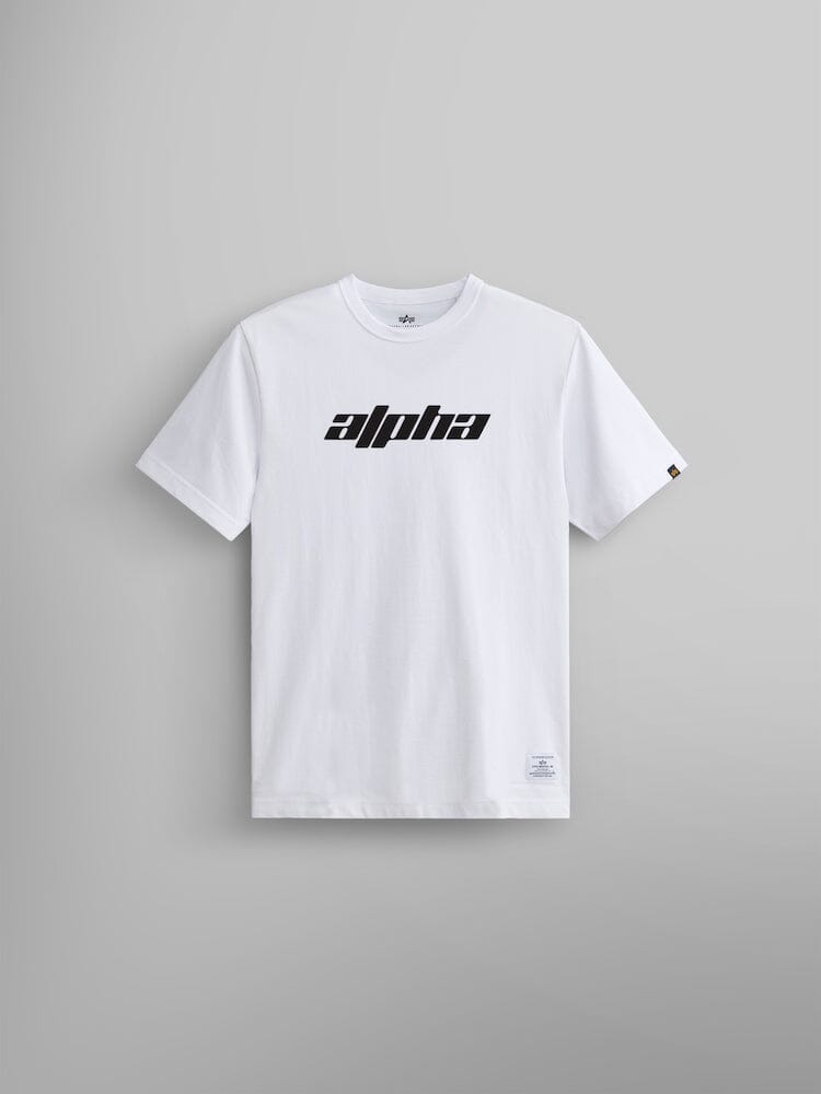 ALPHA LOGOS TEE TOP Alpha Industries WHITE 2XL 