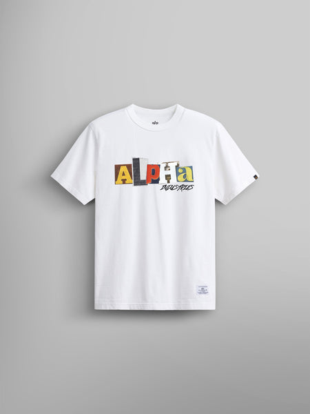 ALPHA RANSOM TEE TOP Alpha Industries WHITE 2XL 