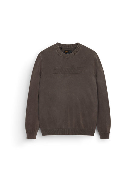 ALPHA SWEATER TOP Alpha Industries CHOCOLATE XS 