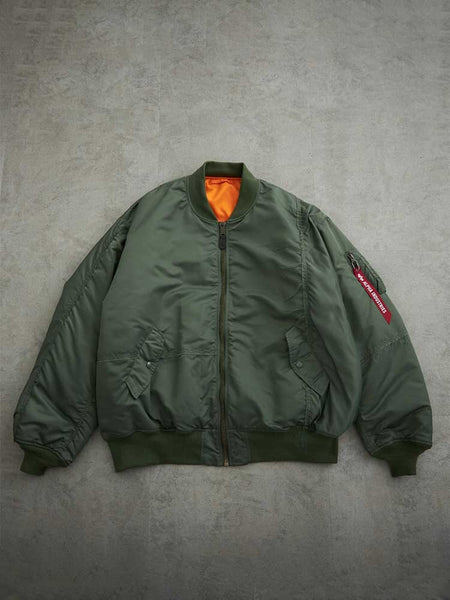 ALPHA X MASTERMIND MA-1 BOMBER JACKET OUTERWEAR Alpha Industries OLIVE S 