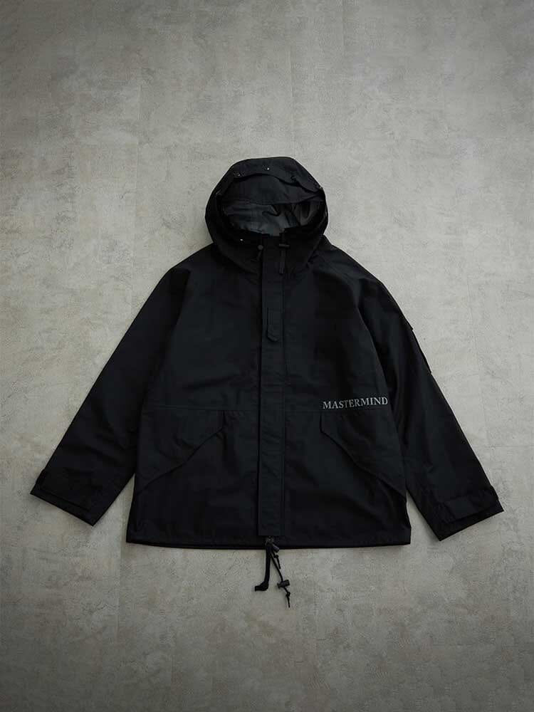 ALPHA X MASTERMIND NYLON HOODED JACKET OUTERWEAR Alpha Industries BLACK S 