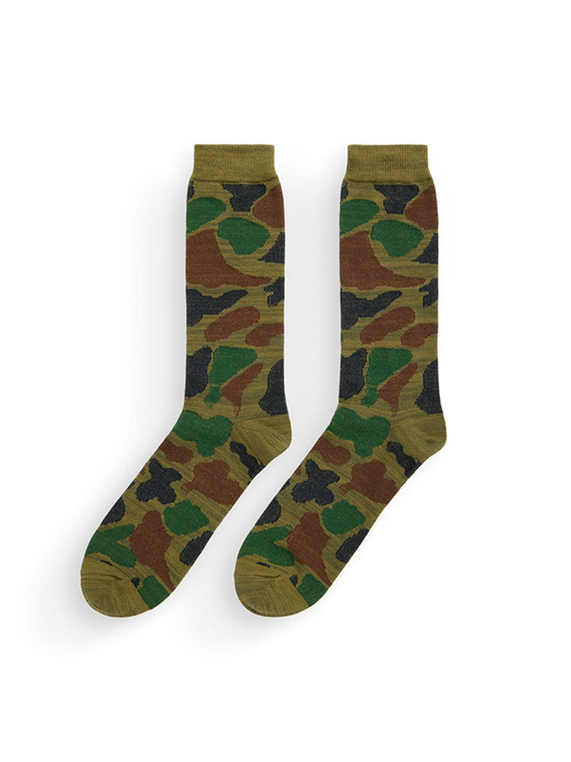 ANON X ALPHA CAMO SOCKS ACCESSORY Alpha Industries / SS25-ANONYMOUS FROGSKIN CAMO O/S 