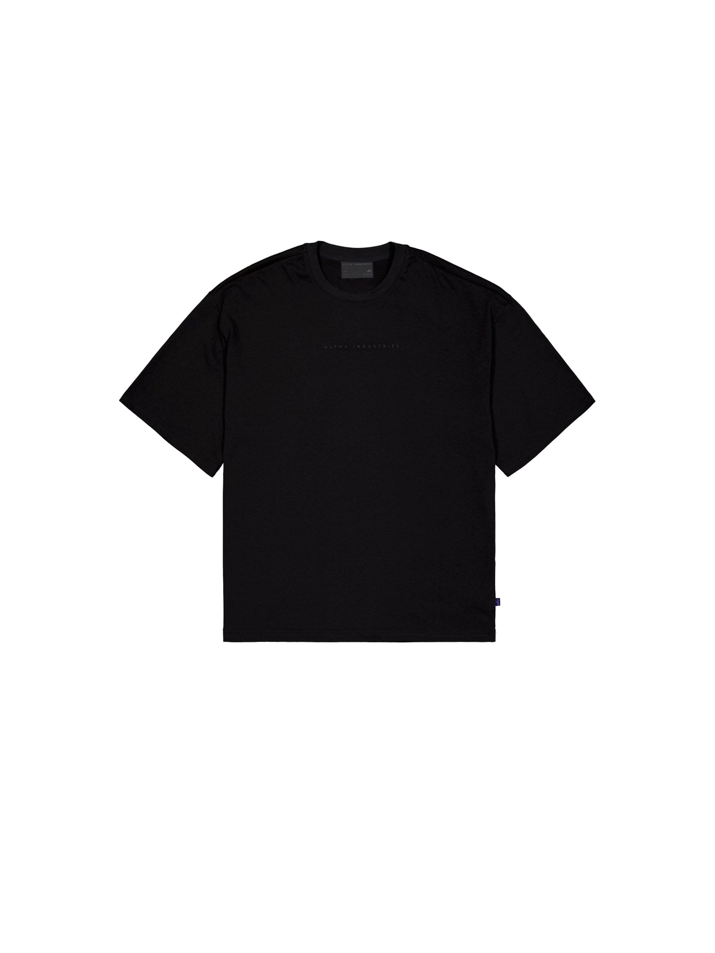 BASE T-SHIRT TOP Alpha Industries BLACK XS 