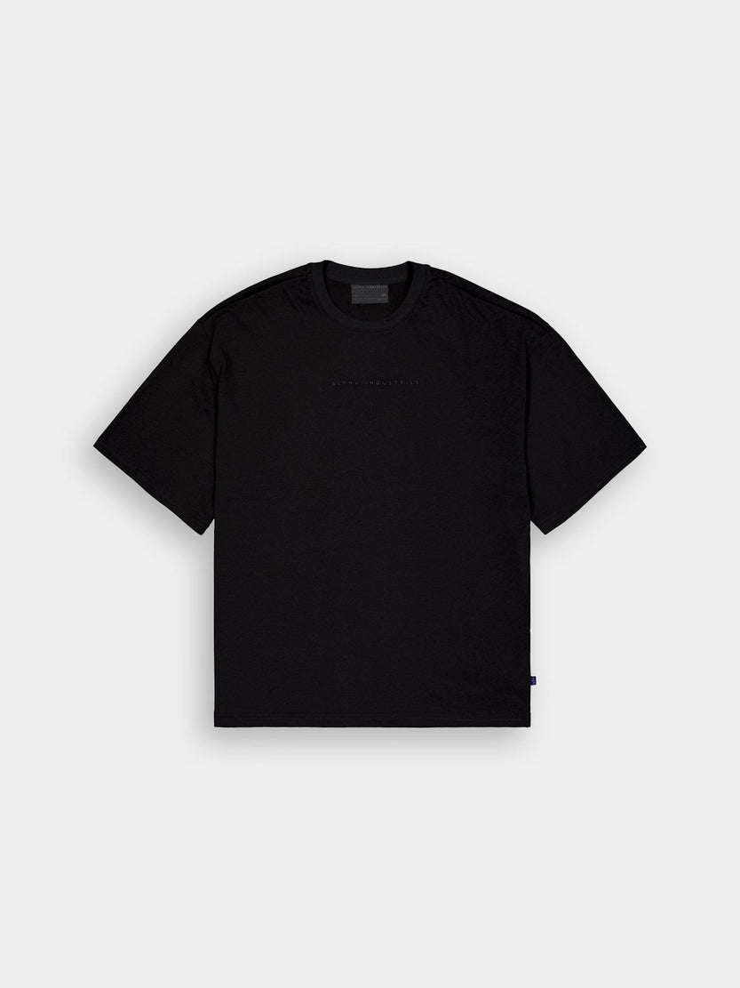 BASE T-SHIRT TOP Alpha Industries BLACK XS 