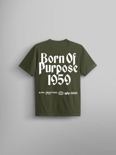 BORN OF PURPOSE TEE TOP Alpha Industries 