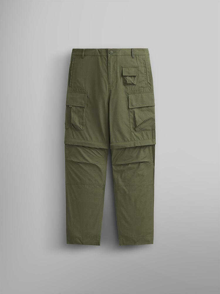 CONVERTIBLE CARGO PANT BOTTOM Alpha Industries OG-107 GREEN 28 