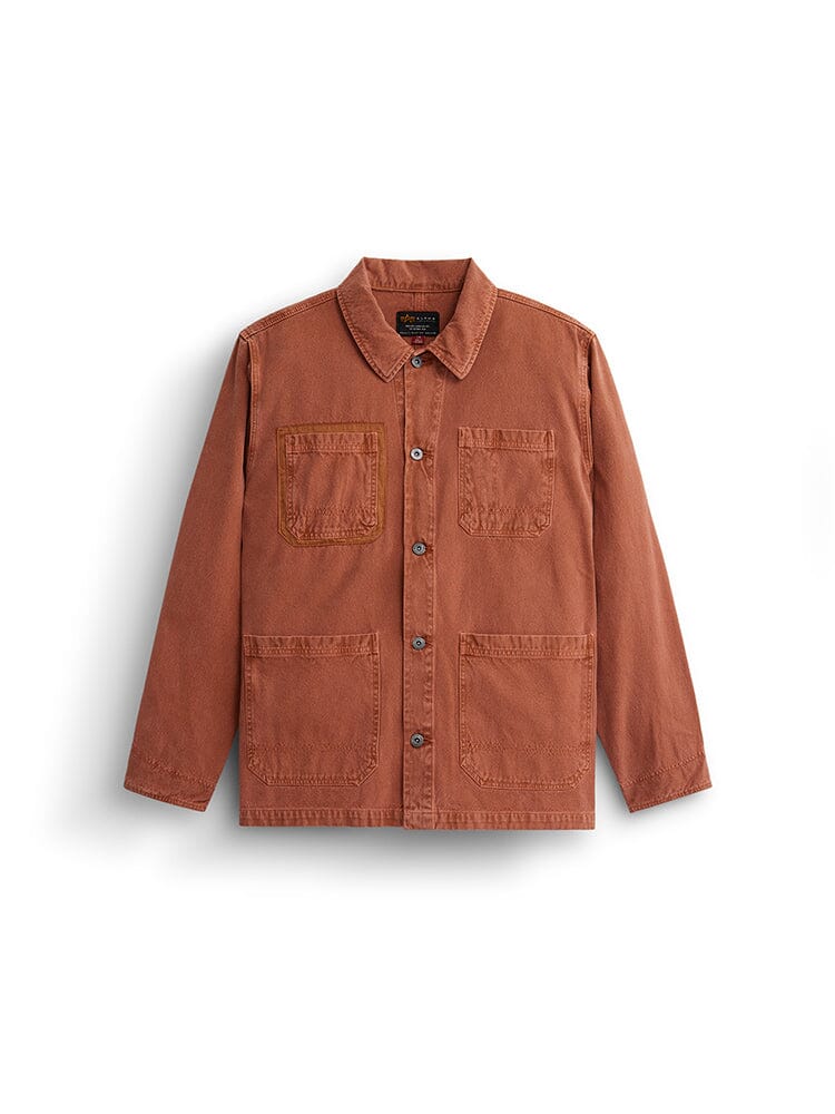 CTN CHORE COAT OUTERWEAR Alpha Industries MUTED SAFFRON XS 