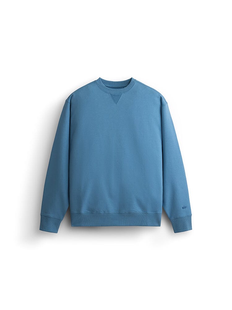 ESSENTIAL FRENCH TERRY CREWNECK GEN II TOP Alpha Industries / ESSENTIAL ELEMENTAL BLUE XXS 