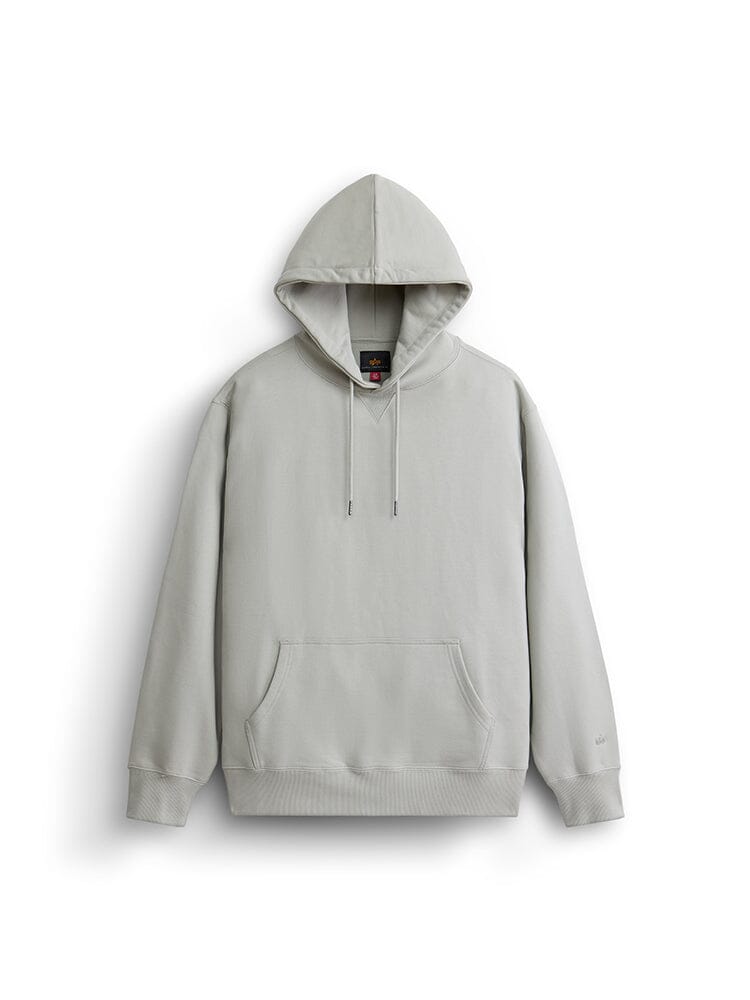 ESSENTIAL FRENCH TERRY HOODIE GEN II TOP Alpha Industries LIGHT GRAY XXS 