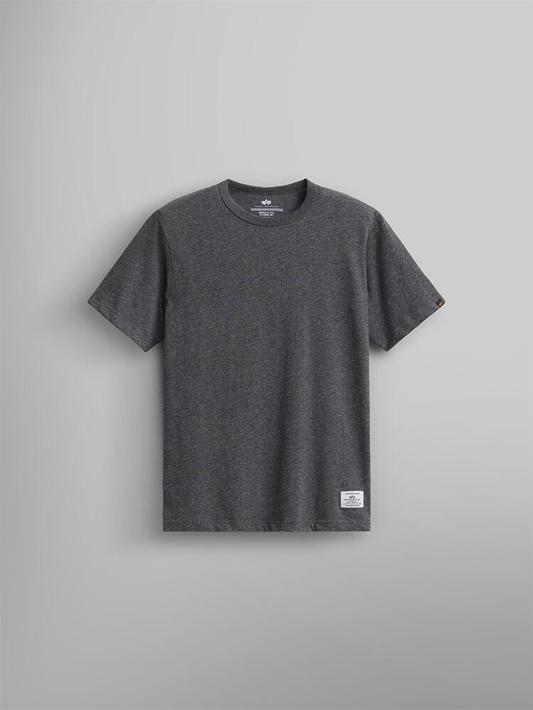 ESSENTIAL RELAXED TEE TOP Alpha Industries DARK CHARCOAL HEATHER XS 