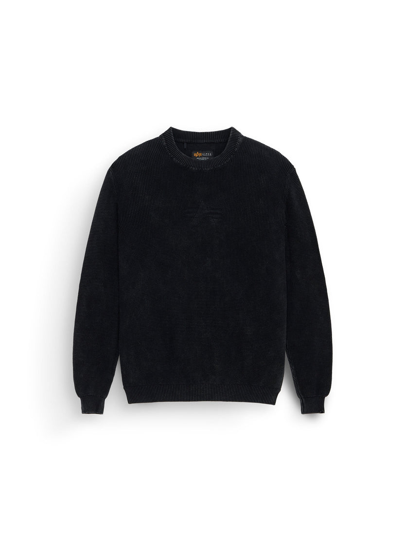 FLYING A SWEATER TOP Alpha Industries BLACK XS 