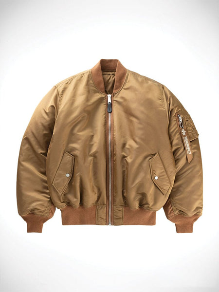 HIGHSNOBIETY X ALPHA MA-1 BOMBER JACKET OUTERWEAR Alpha Industries BROWN XS 