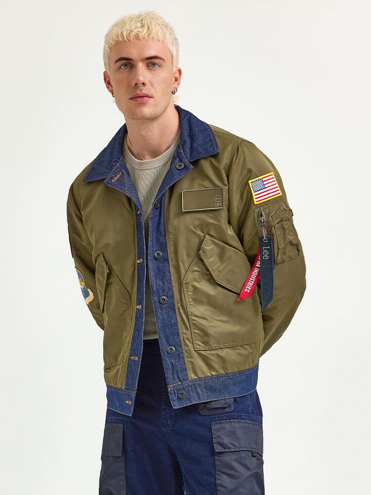 LEE x ALPHA REVERSIBLE RIDER JACKET OUTERWEAR Alpha Industries 