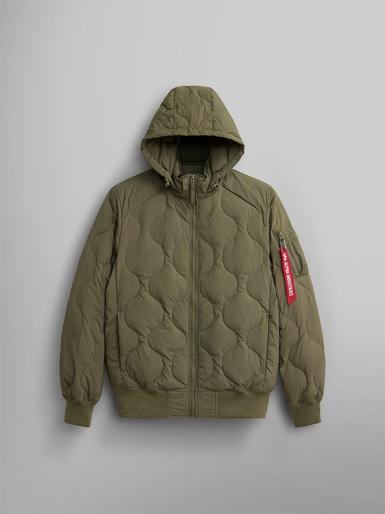 LIGHTWEIGHT DOWN JACKET OUTERWEAR Alpha Industries OG-107 GREEN XS 