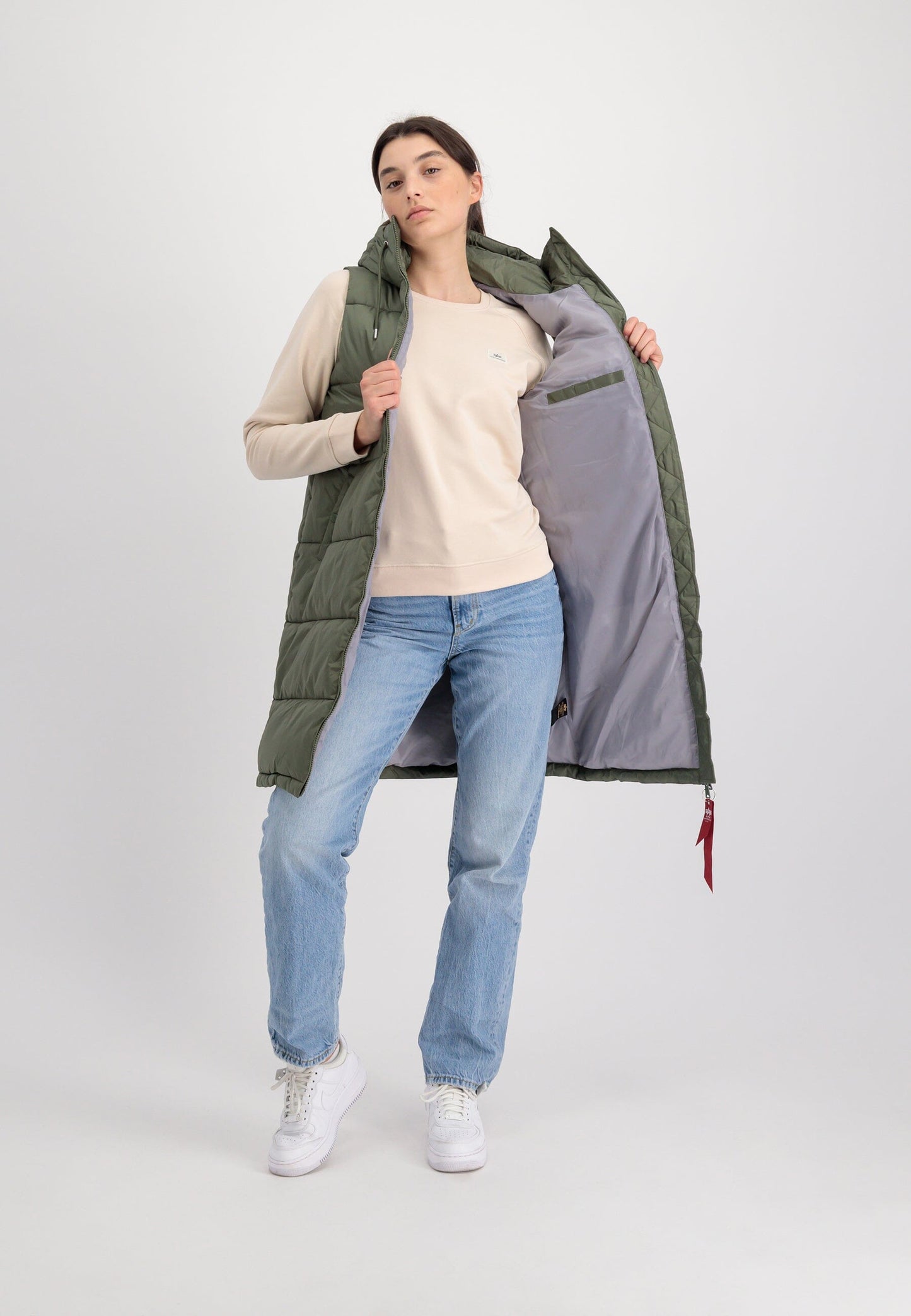 LONG PUFFER VEST W OUTERWEAR Alpha Industries 