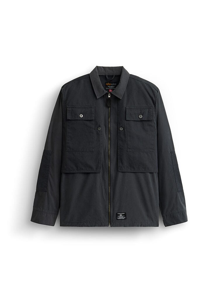 LS P-44 OVERSHIRT OUTERWEAR Alpha Industries CHARCOAL XS 