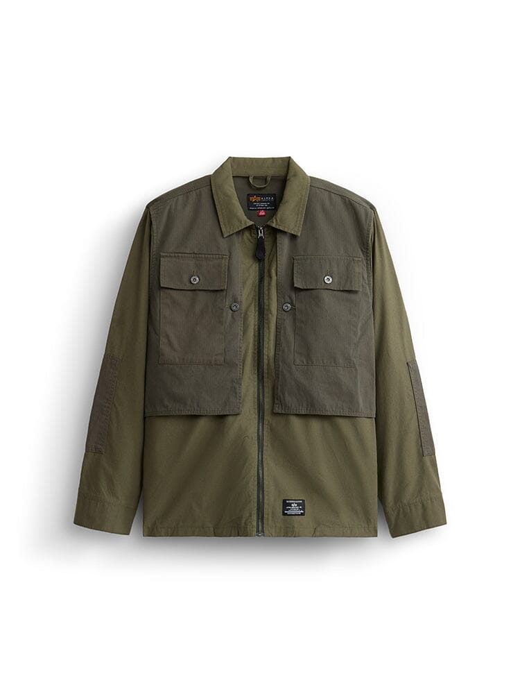 LS P-44 OVERSHIRT OUTERWEAR Alpha Industries OG-107 GREEN XS 