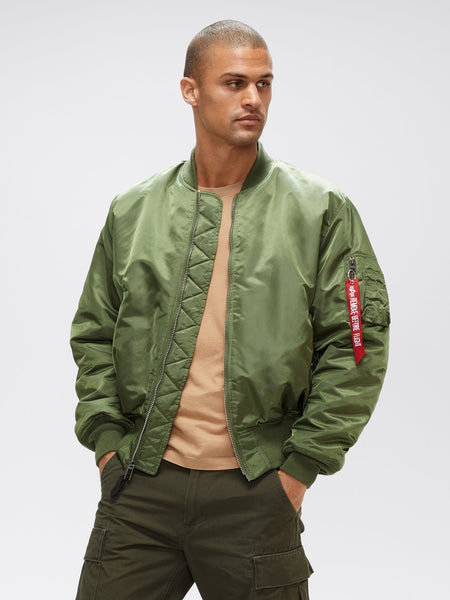 MA-1 BLOOD CHIT BOMBER JACKET OUTERWEAR Alpha Industries SAGE GREEN 2XL 