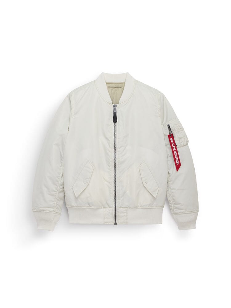 MA-1 BOMBER JACKET W OUTERWEAR Alpha Industries DUNE WHITE XS 