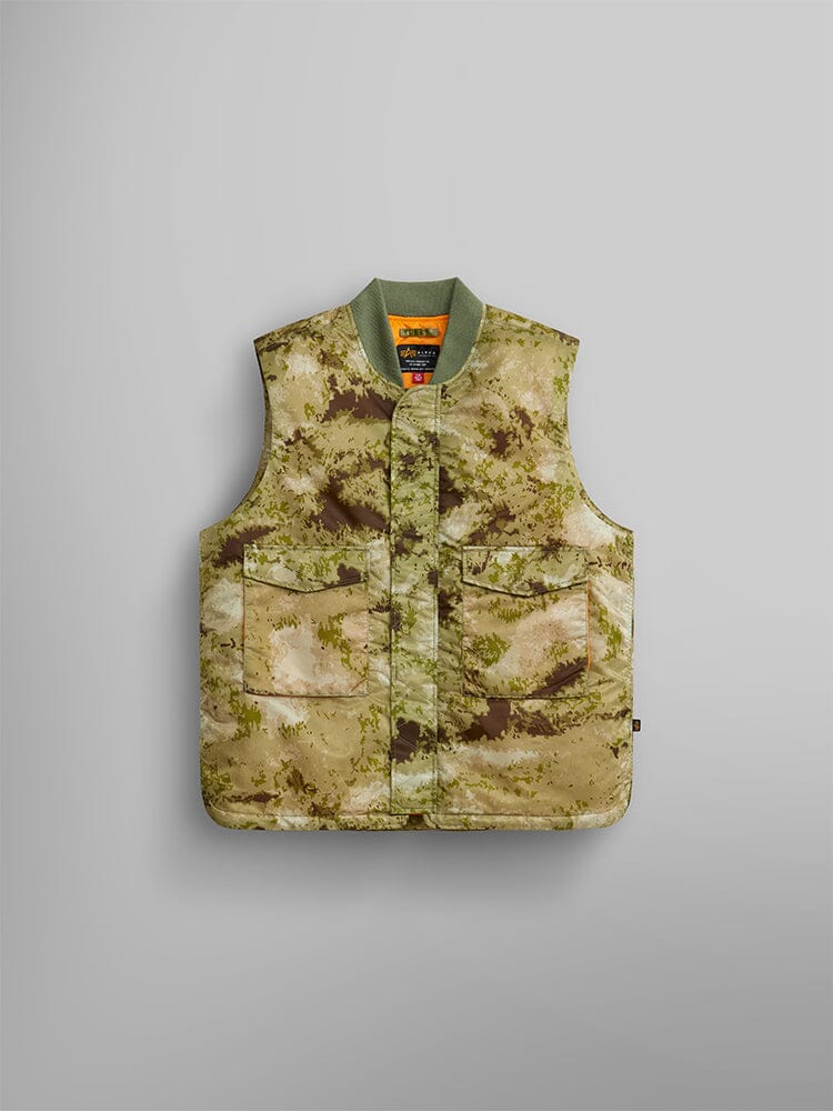 MA-1 MOD VEST OUTERWEAR Alpha Industries GREEN BLUR CAMO XS 