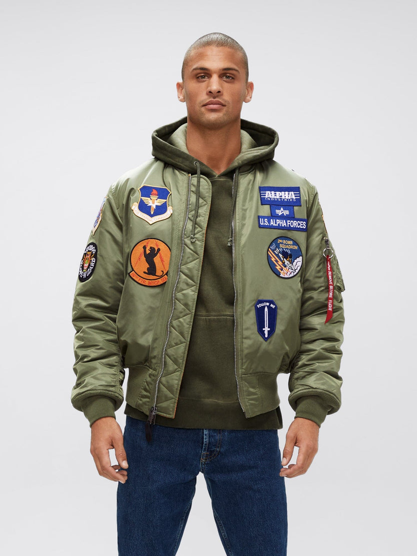 MA-1 SQUADRON BOMBER JACKET SALE Alpha Industries, Inc. SAGE XS 