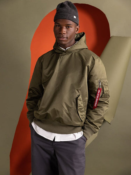 PULL-OVER HOODED MA-1 OUTERWEAR Alpha Industries 