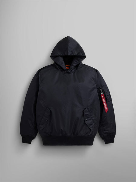 PULL-OVER HOODED MA-1 OUTERWEAR Alpha Industries BLACK XS 