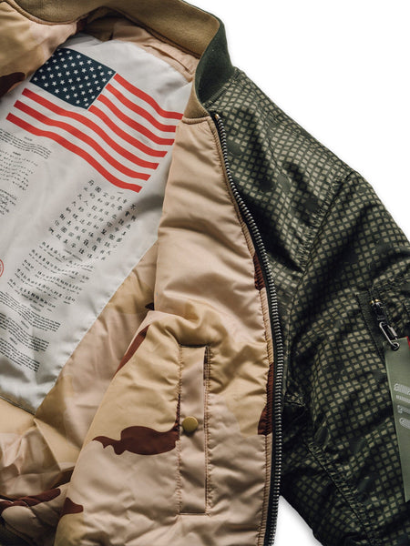 QILO X ALPHA INDUSTRIES MA-1 JACKET OUTERWEAR Alpha Industries 