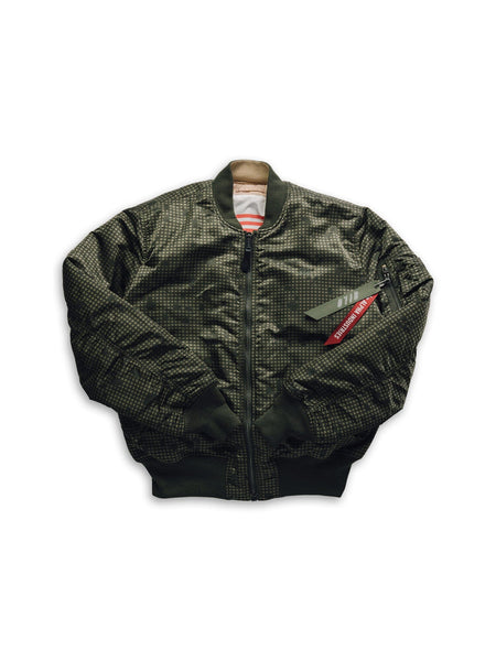 QILO X ALPHA INDUSTRIES MA-1 JACKET OUTERWEAR Alpha Industries GREEN CAMO S 