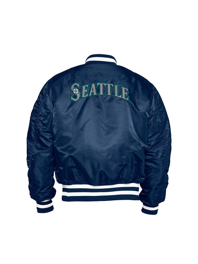 SEATTLE MARINERS X ALPHA X NEW ERA MA-1 BOMBER JACKET OUTERWEAR Alpha Industries 